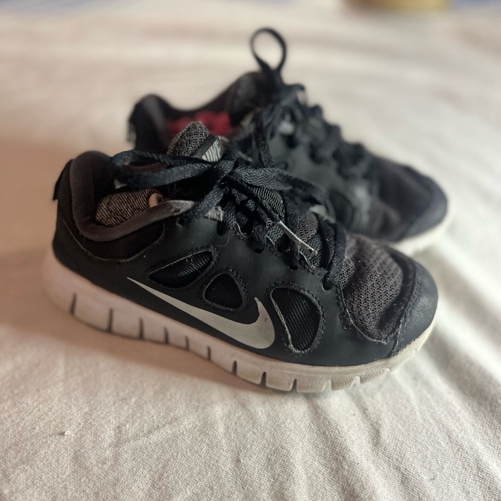 2 for $25 - Nike Kids Black and White Sneakers - Size 11C